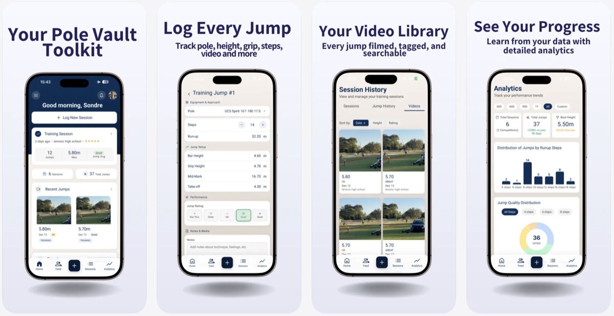 VAULT — App Store marketing screens